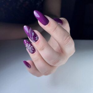 YOSHI Late Autumn 311 Late Plum – Lakier Hybrydowy Głęboki Fiolet 6 ml TPO-FREE — zdjęcie 1