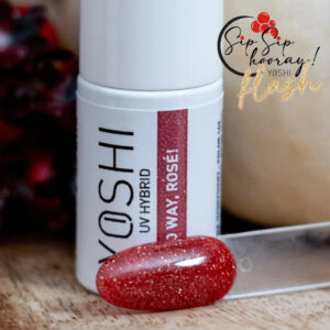 YOSHI Lakier Hybrydowy UV LED No way Rose! 6 ml - 143 TPO-FREE — zdjęcie 4