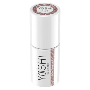 YOSHI Lakier Hybrydowy UV LED Pop the Cork 141- 6 ml – Beżowy z Efektem Flash TPO-FREE — zdjęcie 7
