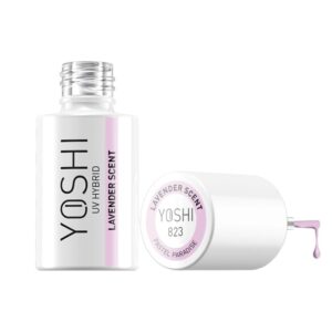YOSHI Lavender Scent 823 – lakier hybrydowy 6 ml, pastelowy fiolet TPO-FREE — zdjęcie 2