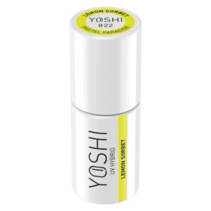 YOSHI Lemon Sorbet 822 – lakier hybrydowy 6 ml, pastelowa żółć TPO-FREE — zdjęcie 1