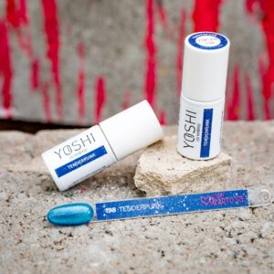Yoshi Lakier Hybrydowy UV LED Tenderpunk 198 6 ml – Kobaltowy Neon Cat Eye TPO-FREE — zdjęcie 2
