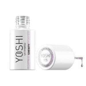 Yoshi Lakier Hybrydowy UV LED Sirenity 6 ml – 175 Mermagic, Perłowy Fiolet z Holograficznymi Drobninkami TPO-FREE — zdjęcie 1