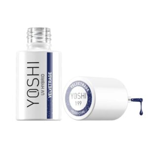 Yoshi Lakier Hybrydowy UV LED Velvetrage 199 6 ml – Fioletowy Metaliczny Cat Eye TPO-FREE — zdjęcie 1