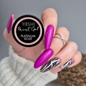 YOSHI Paint Gel UV LED 5 ml – Platinum Rose | Różowy żel do zdobień — zdjęcie 2