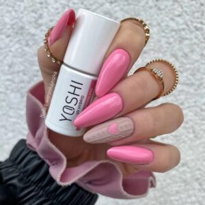YOSHI Pastelo Pistolero 702 – lakier hybrydowy 6 ml, pastelowy róż TPO-FREE — zdjęcie 4