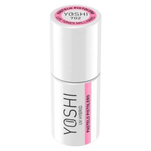 YOSHI Pastelo Pistolero 702 – lakier hybrydowy 6 ml, pastelowy róż TPO-FREE — zdjęcie 3