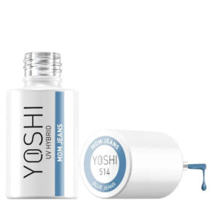 YOSHI Mom Jeans 514 – lakier hybrydowy 6 ml, pastelowy błękit denim TPO-FREE — zdjęcie 1