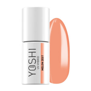 Yoshi Melon Zest 821 – lakier hybrydowy 6 ml, pastelowa pomarańcza TPO-FREE