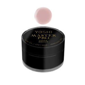 Yoshi Master PRO Gel UV LED Cover Biscuit 15 ml – Żel Samopoziomujący Beżowo-Brzoskwiniowy TPO-FREE