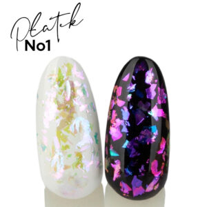 YOSHI PŁATKI DO ZDOBIEŃ HOLO FLAKES UV LED NO.01 0,5G - METALICZNE