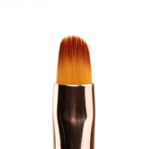 YOSHI POLYGEL Brush #6 – dwustronny pędzelek 6 mm z nylonu i szpatułką — zdjęcie 5