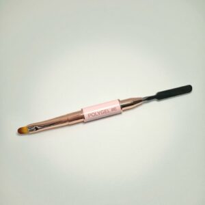YOSHI POLYGEL Brush #6 – dwustronny pędzelek 6 mm z nylonu i szpatułką — zdjęcie 4