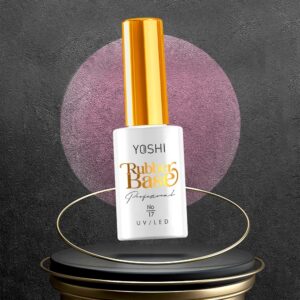 YOSHI Rubber Base No 17 – baza kauczukowa 10 ml pastelowy róż TPO-FREE — zdjęcie 2