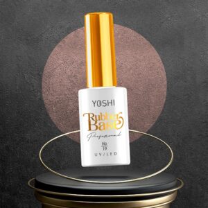 YOSHI Rubber Base No 19 – baza kauczukowa 10 ml kawowy beż TPO-FREE — zdjęcie 2