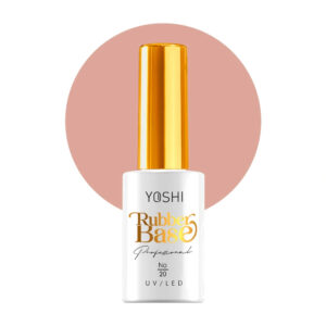 YOSHI Rubber Base No 20 – baza kauczukowa 10 ml jasny beż nude TPO-FREE