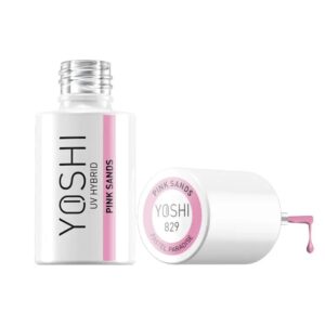 Yoshi Pink Sands 829 – lakier hybrydowy 6 ml, pastelowy nude-róż TPO-FREE — zdjęcie 2