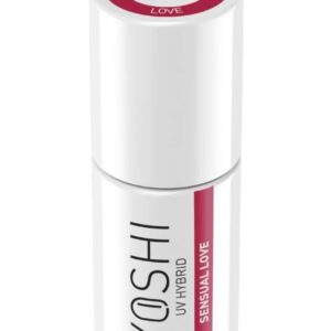 YOSHI Sensual Love 614 – lakier hybrydowy 6 ml, zmysłowy róż z drobinkami TPO-FREE — zdjęcie 4