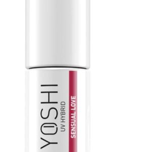 YOSHI Sensual Love 614 – lakier hybrydowy 6 ml, zmysłowy róż z drobinkami TPO-FREE — zdjęcie 3