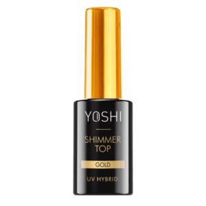 YOSHI Shimmer Top Gold Top Hybrydowy ze Złotymi Drobinkami 10 ml — zdjęcie 1