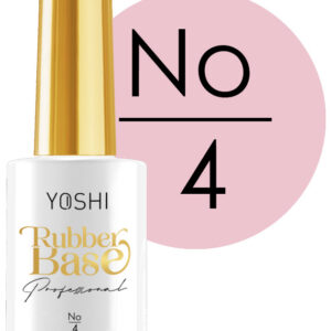 YOSHI Rubber Base Yoshi No 4 – baza kauczukowa 10ml, brzoskwiniowy nude TPO-FREE