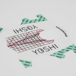 YOSHI Szablony Transparentne – 400 szt., formy do przedłużania paznokci — zdjęcie 3