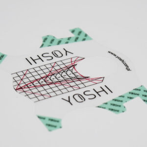 Yoshi Szablony Transparentne - 100 szt., formy do przedłużania paznokci — zdjęcie 3