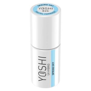 Yoshi Spring Sky 826 – lakier hybrydowy 6 ml, pastelowy błękit TPO-FREE — zdjęcie 1