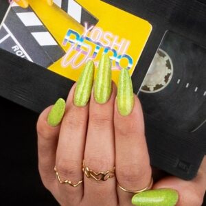 YOSHI Technicolor 020 FLASH NEON – lakier hybrydowy 6 ml, neonowa zieleń lat 80. — zdjęcie 1