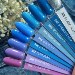 YOSHI UV Hybrid 512 Straight Leg 6 ml – Morska zieleń z kolekcji Blue Jeans TPO-FREE — zdjęcie 1