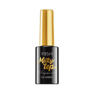 YOSHI Top hybrydowy Milky 10ml UV LED – półtransparentny, bez dyspersji TPO-FREE