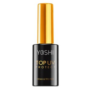 YOSHI Top UV Protect – top hybrydowy no-wipe z ochroną przed promieniami UV 10ml TPO-FREE — zdjęcie 1