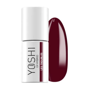 YOSHI UV Hybrid Les Troubles 502 – lakier hybrydowy bordo 6 ml, kolekcja The Color is Now TPO-FREE