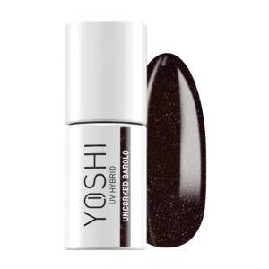 YOSHI Uncorked Barolo 6 ml – bordowy lakier hybrydowy 149 flash z kolekcji Sip Sip Hooray TPO-FREE
