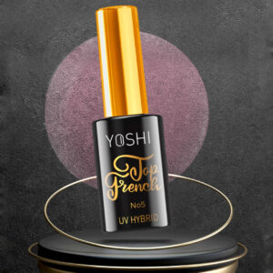 YOSHI Top French No. 05 Top Hybrydowy Półtransparentny Róż 10ml TPO-FREE — zdjęcie 1