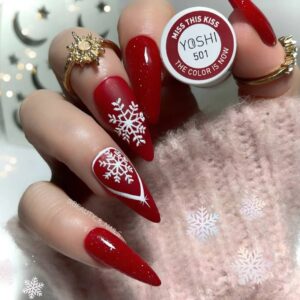 YOSHI UV Hybrid 501 Miss this Kiss 6 ml – Czerwień z Kolekcji The Color is Now TPO-FREE — zdjęcie 1