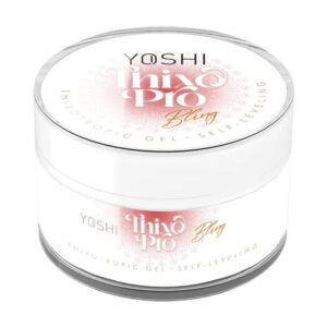 YOSHI Thixo PRO Bling Żel Budujący 50 ml – Mleczny Róż z Drobinkami, Bez Pieczenia TPO-FREE — zdjęcie 1