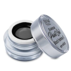 Żel do zdobień EM Nail Paint Gel Glamour Black Fantasy 2 — zdjęcie 3