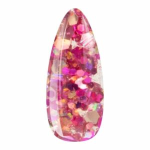 Żel do zdobień EM Nail Premium Glitter Art Gel Be Mine Pink 6 — zdjęcie 1