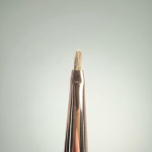 YOSHI ZHOSTOVO Brush #2 – pędzelek Kolinsky 2 mm do micropaintingu, różowy — zdjęcie 2