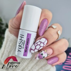 YOSHI Velvet Verses 165 – lakier do paznokci hybrydowy Written in Love 6 ml TPO-FREE — zdjęcie 2