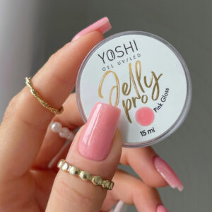 Yoshi Żel Budujący Jelly PRO Gel UV LED Pink Gloss 15 Ml TPO-FREE — zdjęcie 1