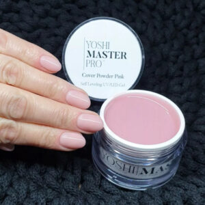 YOSHI Żel Samopoziomujący Master PRO Gel UV/LED Cover Powder Pink 50 ml – Kryjący TPO-FREE — zdjęcie 3