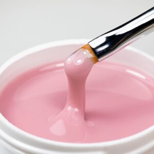 Żel budujący twardy z tiksotropią AlleLac Tixo Hard Builder Gel French Rose 45g — zdjęcie 2