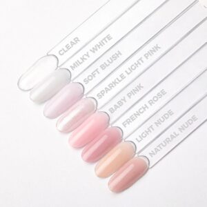 Żel budujący twardy z tiksotropią AlleLac Tixo Hard Builder Gel Natural Nude 45g — zdjęcie 2