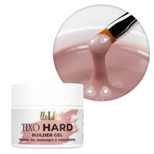 Żel budujący twardy z tiksotropią AlleLac Tixo Hard Builder Gel Natural Nude 45g — zdjęcie 4