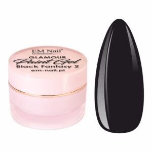 Żel do zdobień EM Nail Paint Gel Glamour Black Fantasy 2